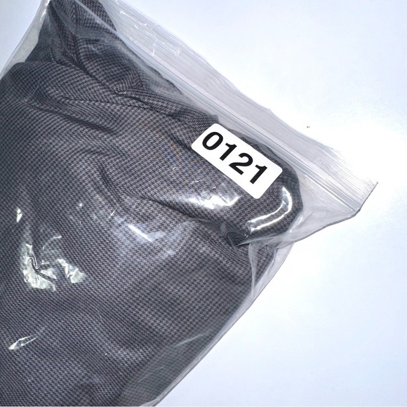 GRAND SLAM Men's M Golf Pullover Windbreaker Jacket Houndstooth Lined 1/4 Zip - Picture 10 of 10